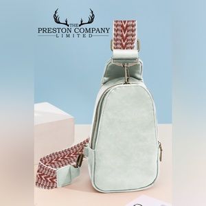 New Faux Leather Crossbody Bag